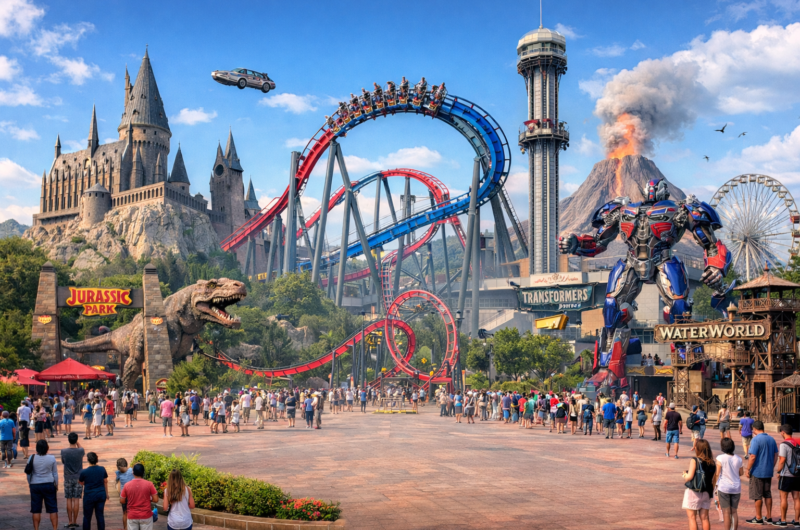 universal studios uk theme park