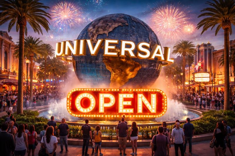 when will universal strudios uk open?